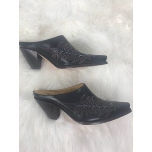 SOLD Luchesse for Charlie 1 Horse Embroidered Mule